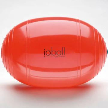 Minge eliptica io-Ball pentru fitness - culoare rosie