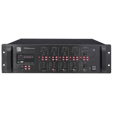 Mixer cu amplificare 5 canale, 4 zone cu USB