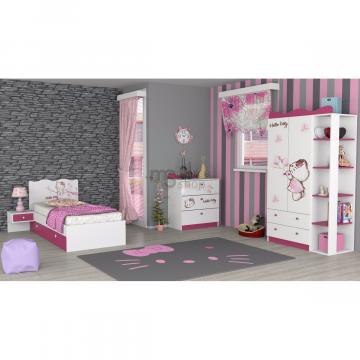 Mobilier camera copii tineret Hello kitty