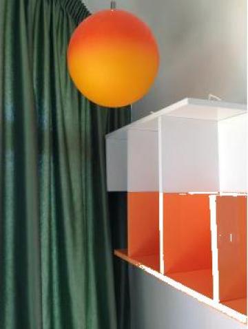 Mobilier camera tineret Orange, Green and White