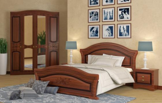 Mobilier dormitor Fermina nuc