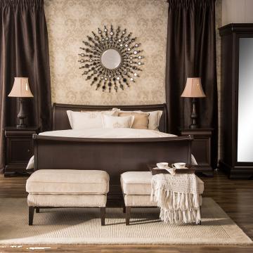 Mobilier dormitor din lemn Chocolate