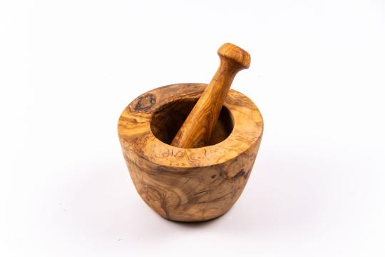 Mojar cu pistil din lemn de maslin