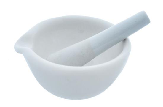 Mojar cu pistil, portelan