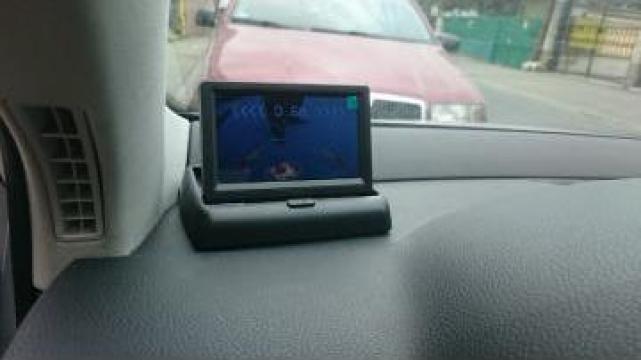 Monitor video auto de 4.3" LCD cu camera mers inapoi