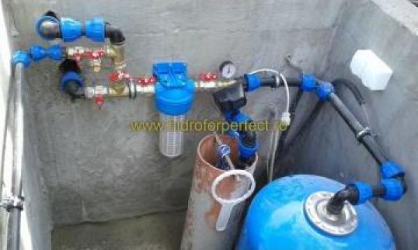 Montaj hidrofor cu pompa submersibila