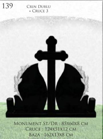 Monument crin dublu + cruce 3