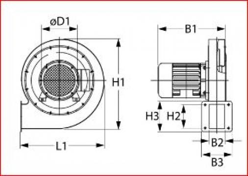 Motor ventilator RG128 13