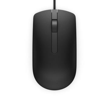 Mouse Dell MS116 3 buttons, wired, 1000 dpi, USB conectivity