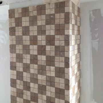 Mozaic Travertin Classic-Noce Rizat 4.7 x 4.7 cm
