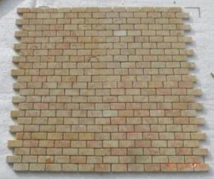 Mozaic marmura Anatolian Rosalia Tumbled Brick 1x2.3x4.8 cm