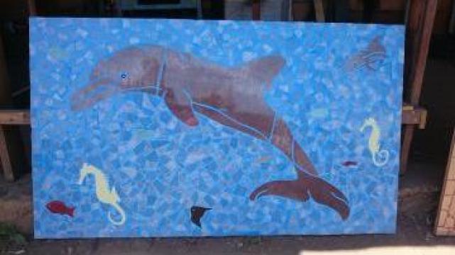 Mozaic unicat Delfin