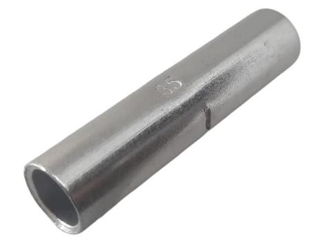 Mufa 35mm conector tubular cupru stanat 45x12mm