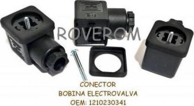 Mufa/conector bobina electrovalva hidraulica