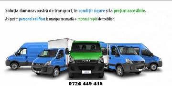 Mutari mobilier, transport diverse si in weeekend