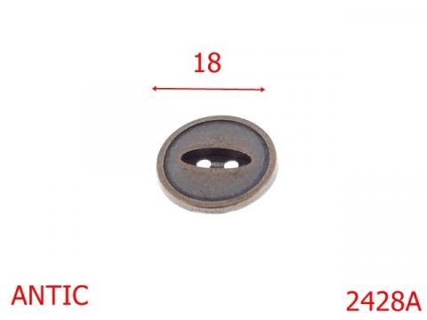 Nasture metalic 18 mm antic 1C2 2428A