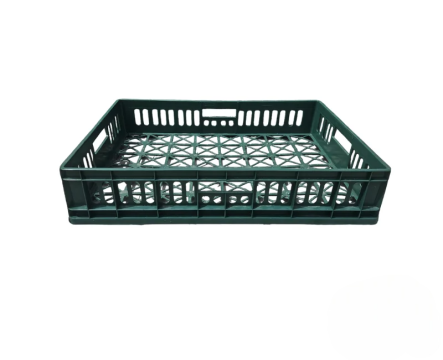 Naveta plastic panificatie A111 690x470x135mm HDPE verde