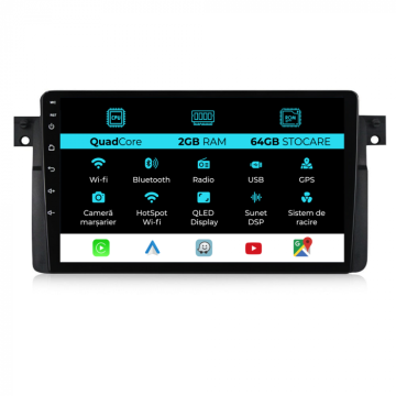 Navigatie android dedicata BMW Seria3 E46 (1997-2005)
