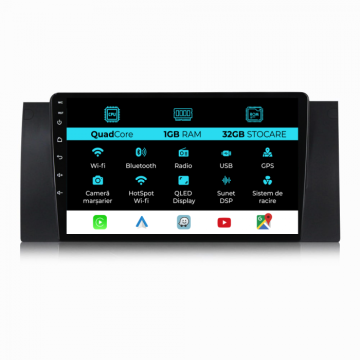 Navigatie android dedicata BMW Seria5 E39 X5 E53 (1995-2003)