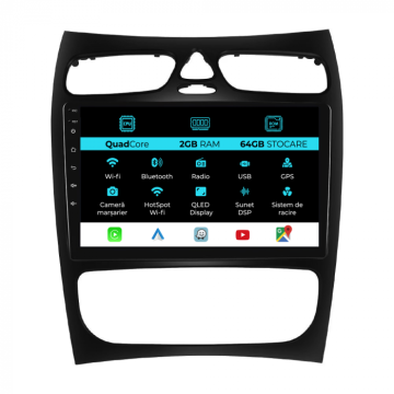Navigatie android dedicata Mercedes Benz C-Class W203 CLK W2