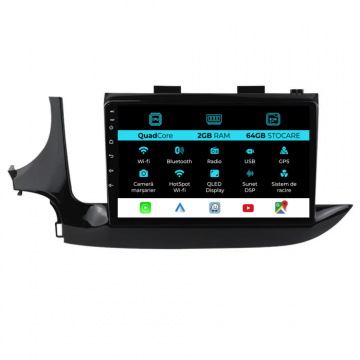 Navigatie android dedicata Opel Mokka (2016 - 2024), 9 inch
