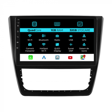 Navigatie android dedicata Skoda Yeti (2009-2017), 9 inch