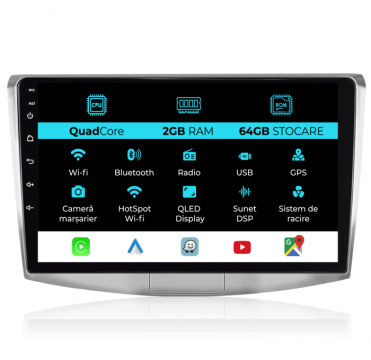 Navigatie android dedicata Volkswagen Passat B6, B7, CC