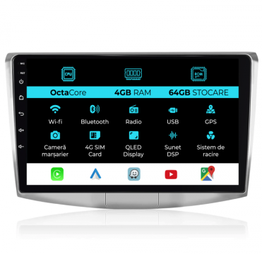 Navigatie android dedicata Volkswagen Passat B6, B7, CC