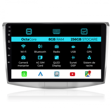Navigatie android dedicata Volkswagen Passat B6, B7, CC