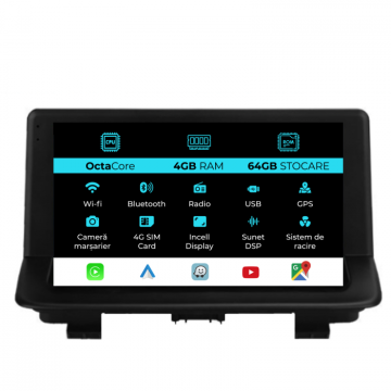 Navigatie dedicata Audi Q3 (2011-2018), 9 inch, 4Gb Ram