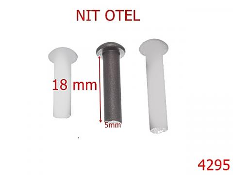 Nit otel cap bombat  5x22 mm otel natural 4295