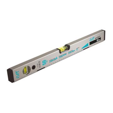 Nivela de aluminiu cu magnet - 2 bule - 80 cm