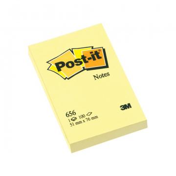 Notes adeziv Post-it Canary Yellow 51 x 76 mm