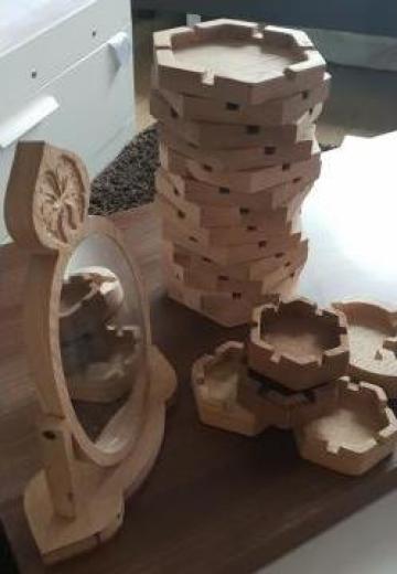Obiecte artizanale din lemn stejar