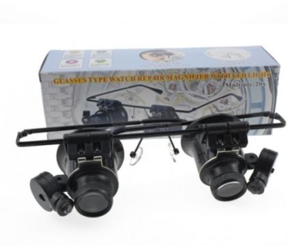 Ochelari lupa si magnificare 20X cu Leduri model 9892A-II