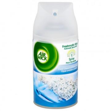 Odorizant de camera Spray Air Wick rezerva, Cool Linen White