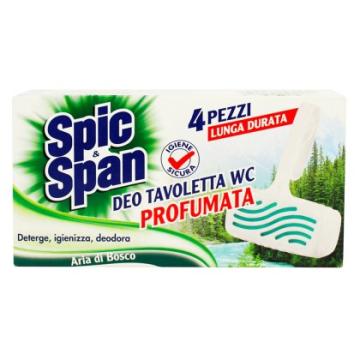 Odorizant wc Spic Span cu suport aria di bosco 4buc