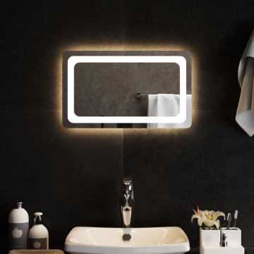 Oglinda cu LED de baie, 50x30 cm