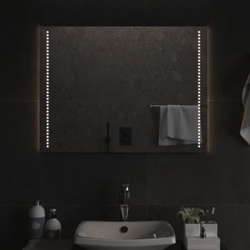 Oglinda de baie cu LED, 80x60 cm