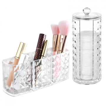 Organizator cosmetice rotativ, din plastic