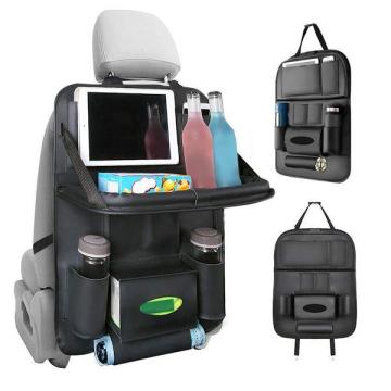 Organizator cu tavita pentru scaun auto spate