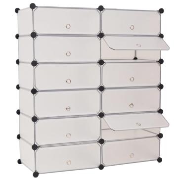 Organizator de pantofi interconectat, 12 compartimente