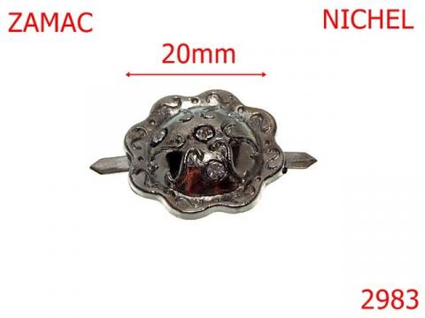 Ornament 20 mm nichel M44 2982