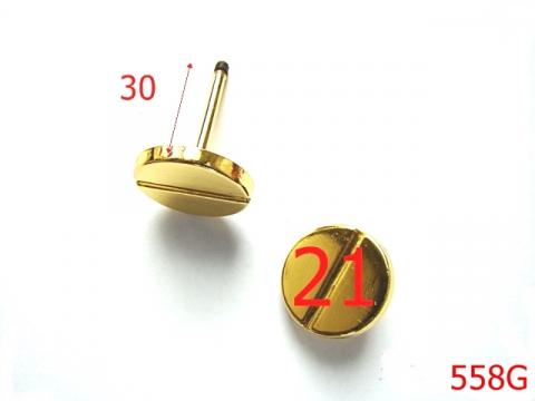 Ornament galtera gold  30 mm gold 11A2 3F7 M35 558G