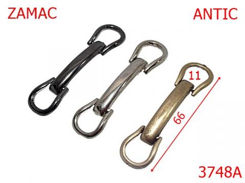 Ornament incaltaminte 66 mm antic 3748A