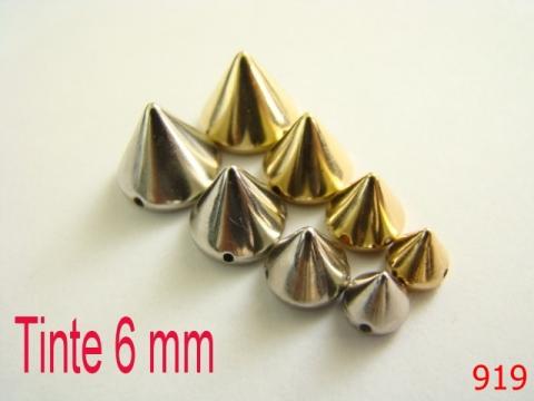 Ornamente poseta 6 mm nichel 919