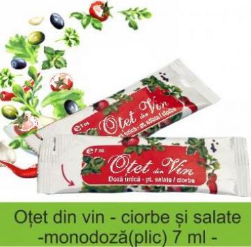 Otet din vin ambalat pentru salate / ciorbe la 7 ml