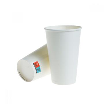 Pahare carton 16 oz albe, bauturi calde, 50 buc/set