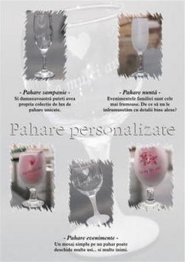 Pahare si sticle personalizate