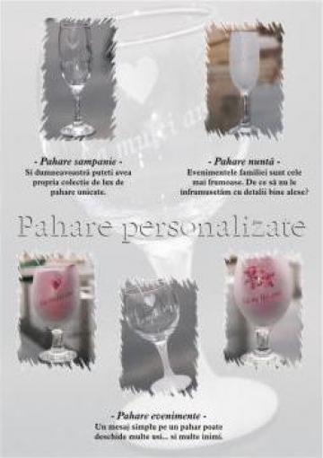 Pahare si sticle personalizate